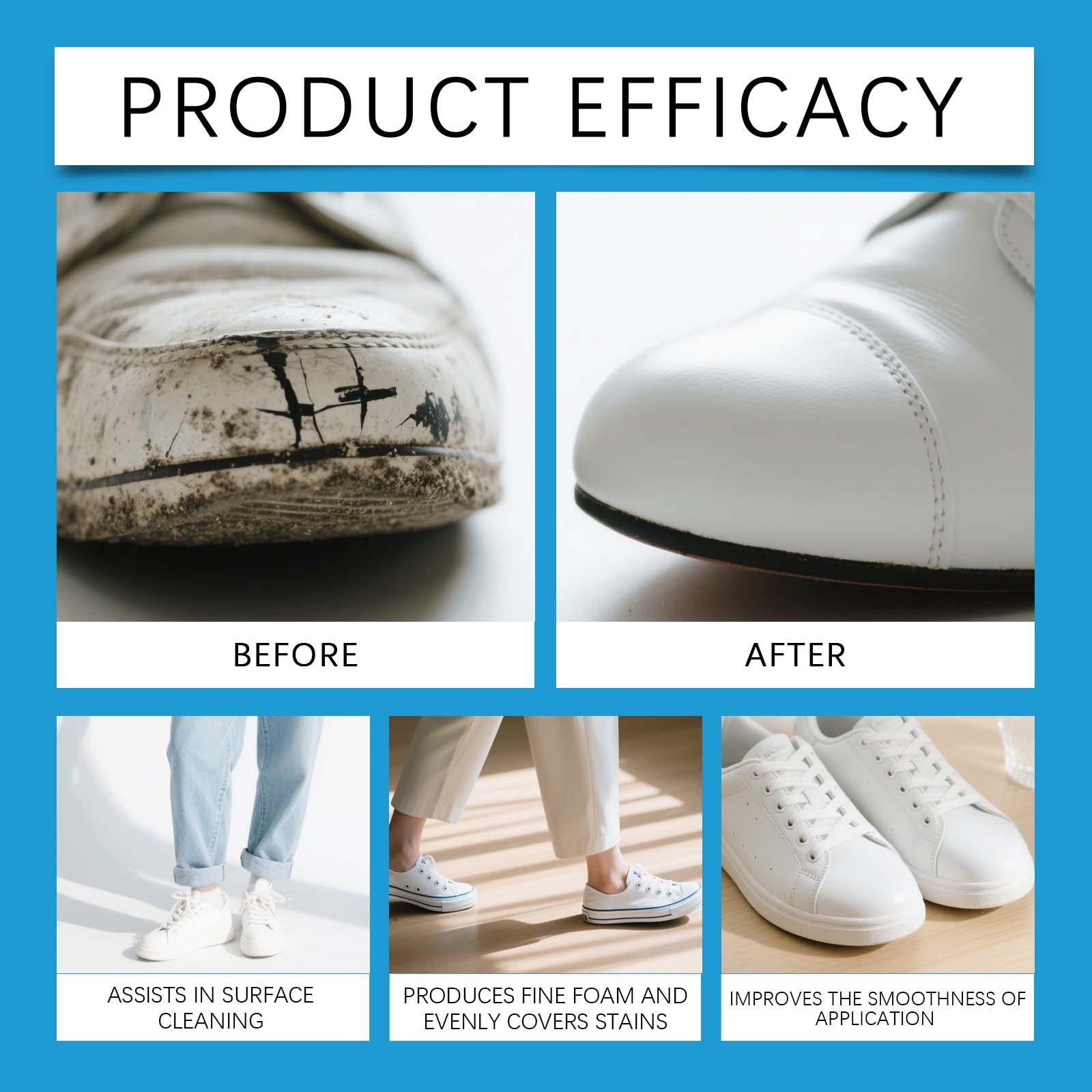 Witte Schoenreiniger Crème Sne - Sneaker Care Clean recensie en prijs